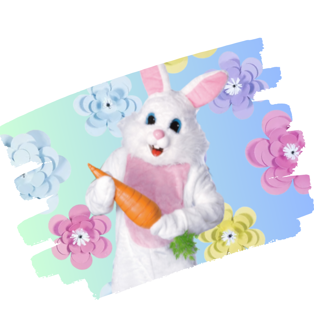 Happy Easter with The Easter Bunny on Sunday March 29 from 9am-11am