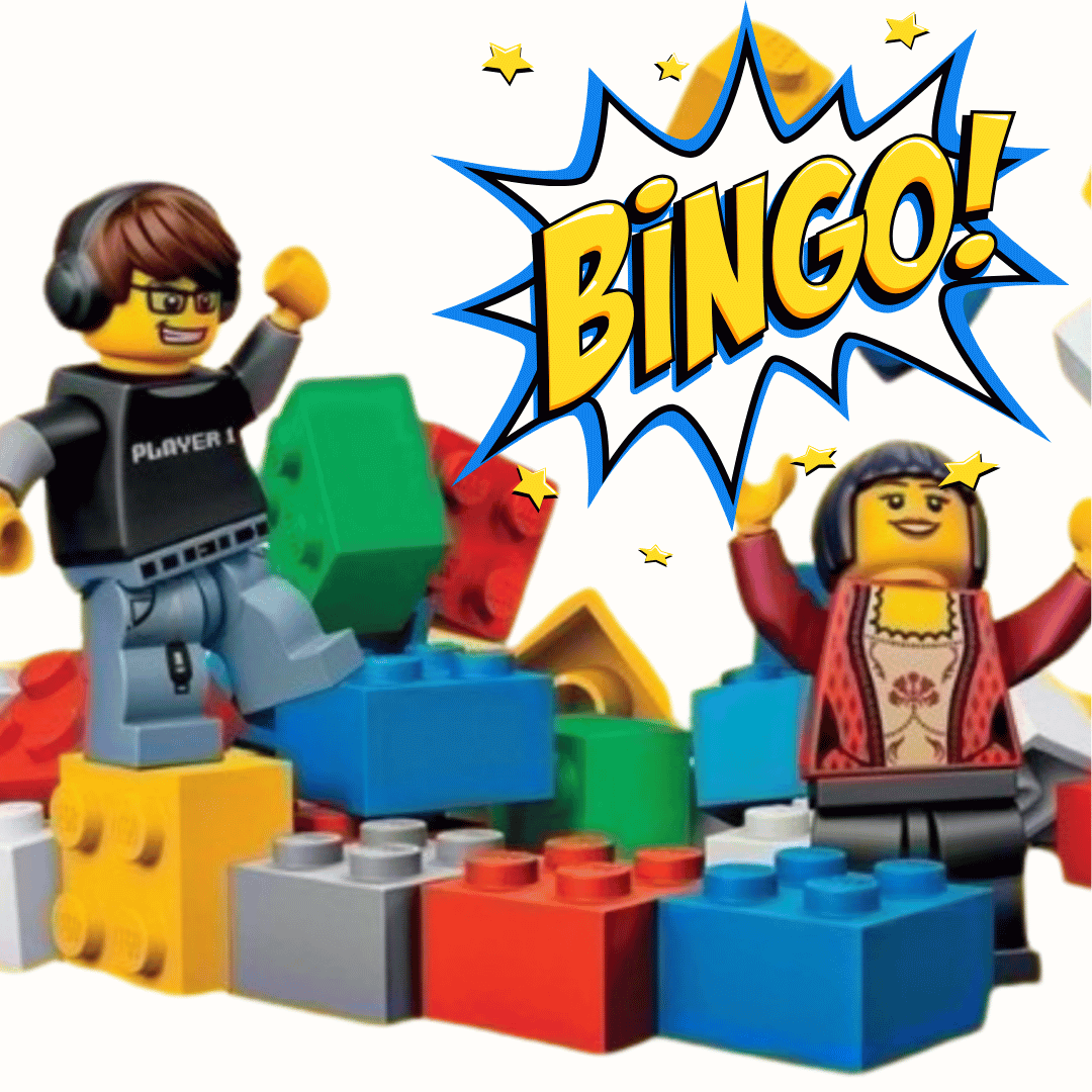 LEGO Bingo Night at My Size City on Wednesday August 19 from 6pm-8pm